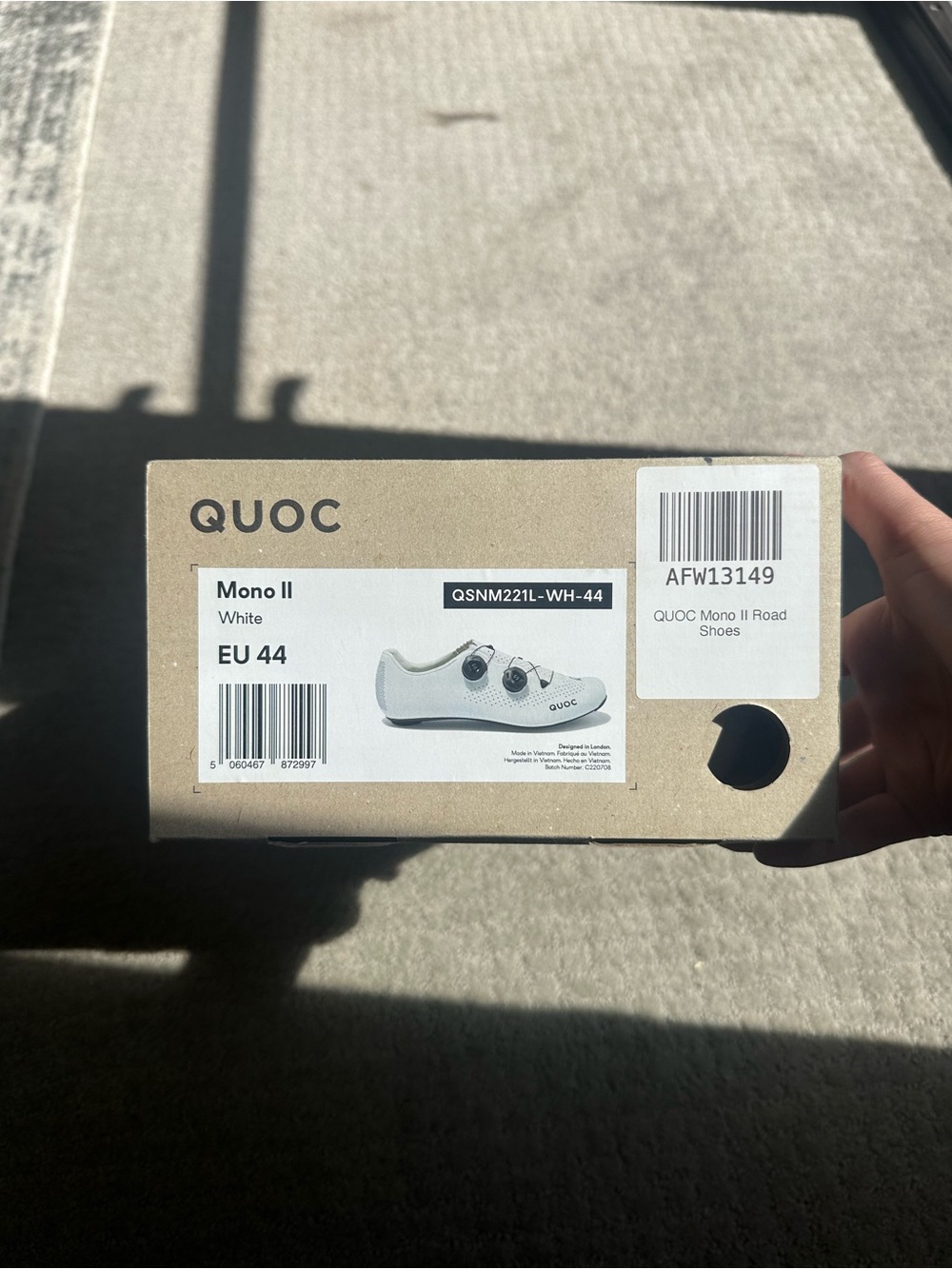 Mono II Road Cycling Shoes - White